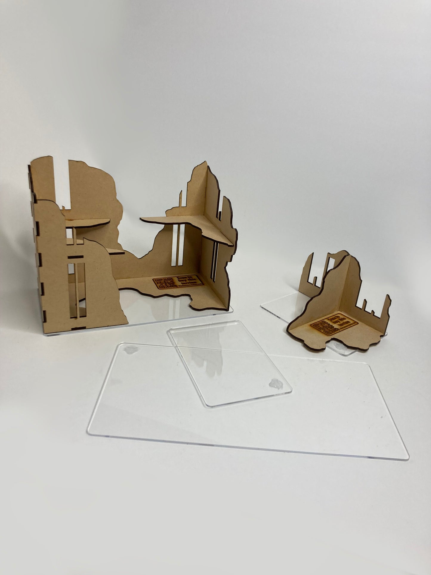 Acrylic Bases for Games Workshop Terrain - Half Set