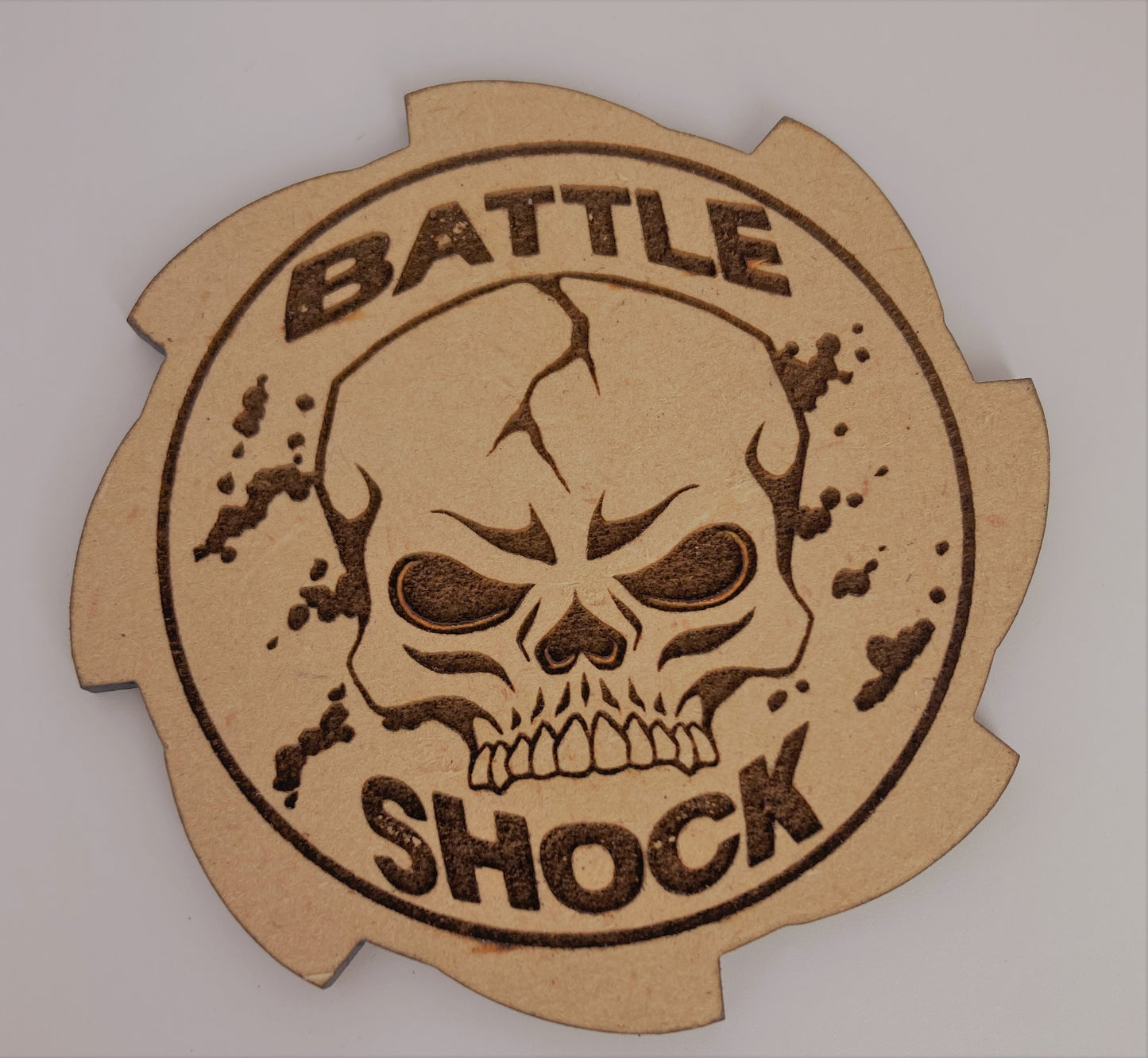 Battle Shock token - Blade- MDF - 5 Pack
