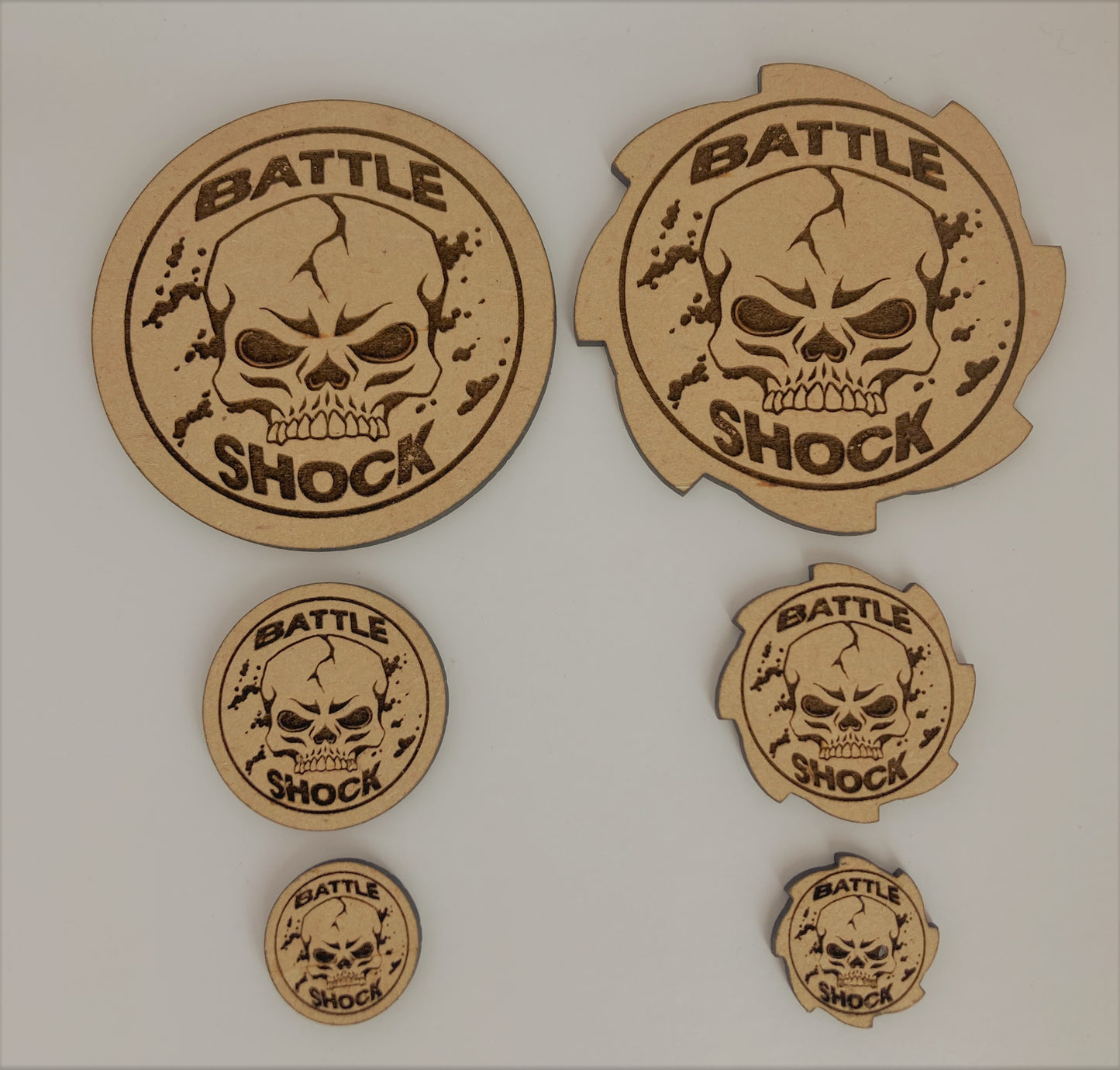 Battle Shock token - Blade - MDF